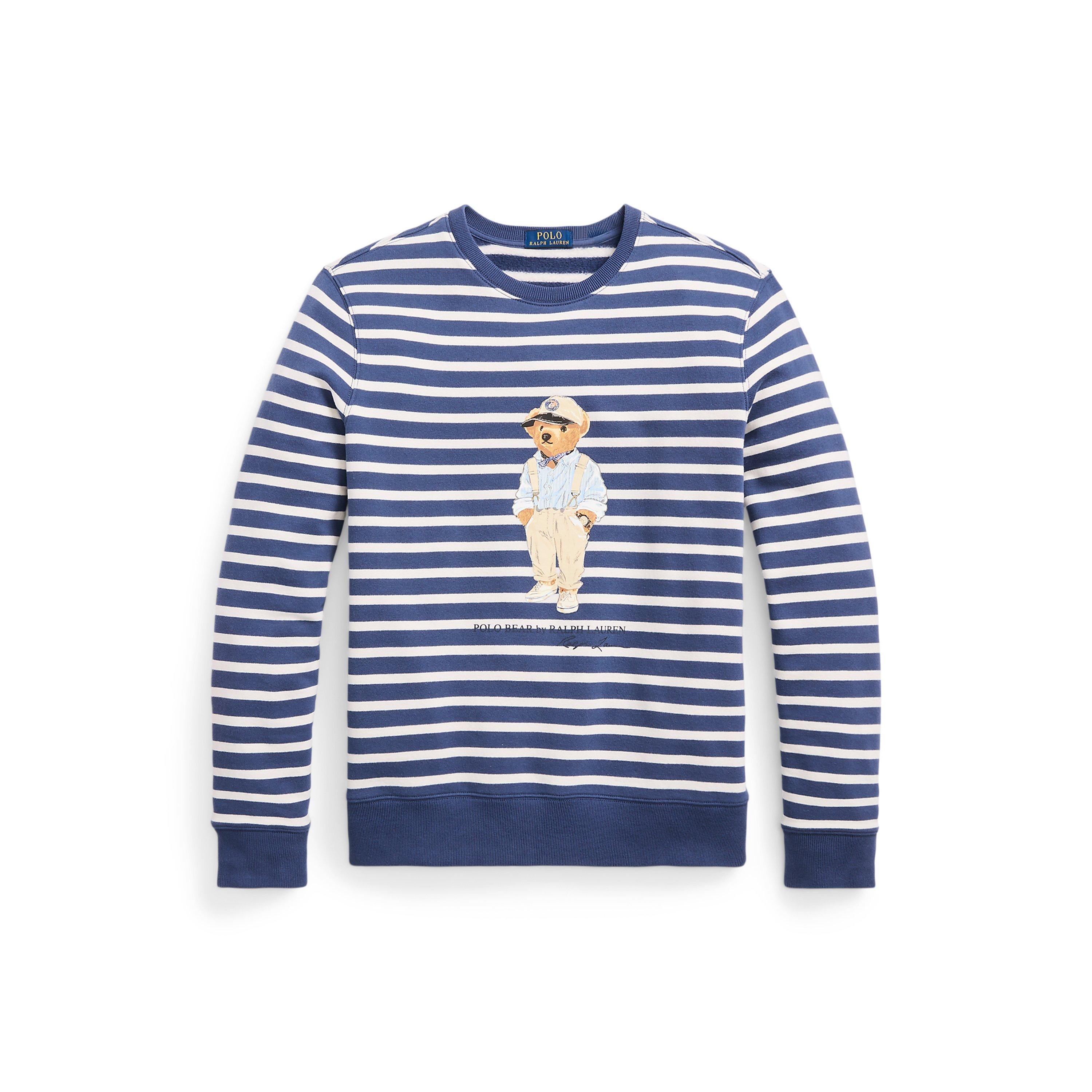 Striped Sailor Bear Crew neck Sweater