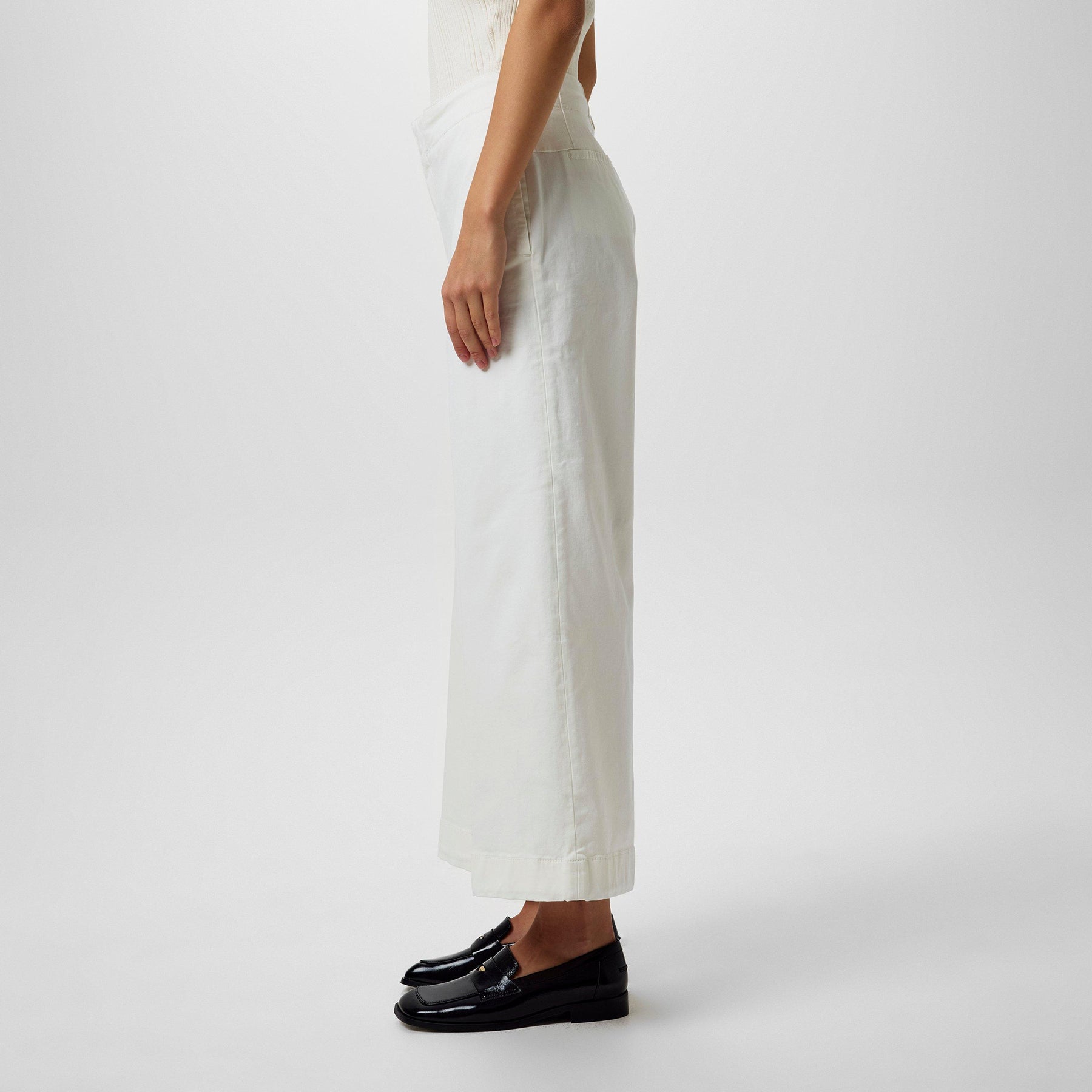 Women's C_Tahiana-D Trousers, Concealed Button Fastening