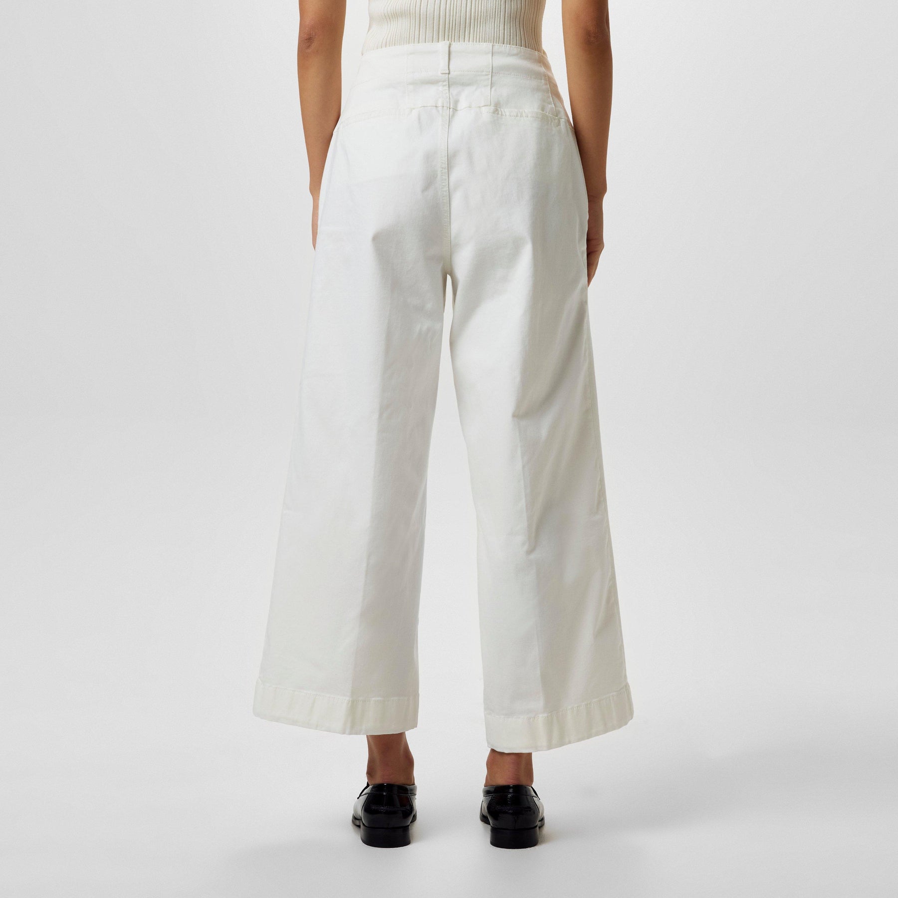 Women's C_Tahiana-D Trousers, Concealed Button Fastening