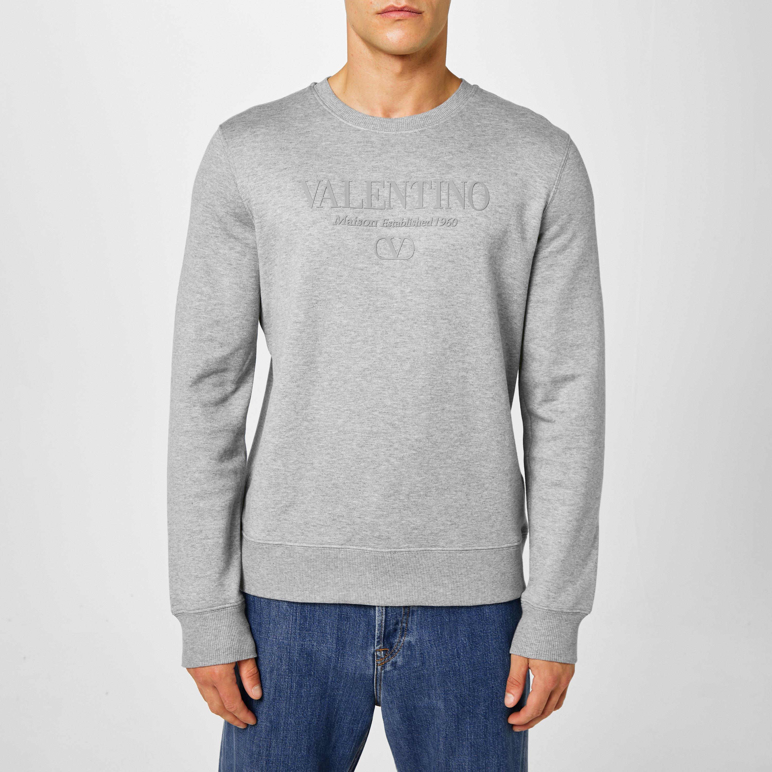 Logo Print Crew Sweatshirt Mens