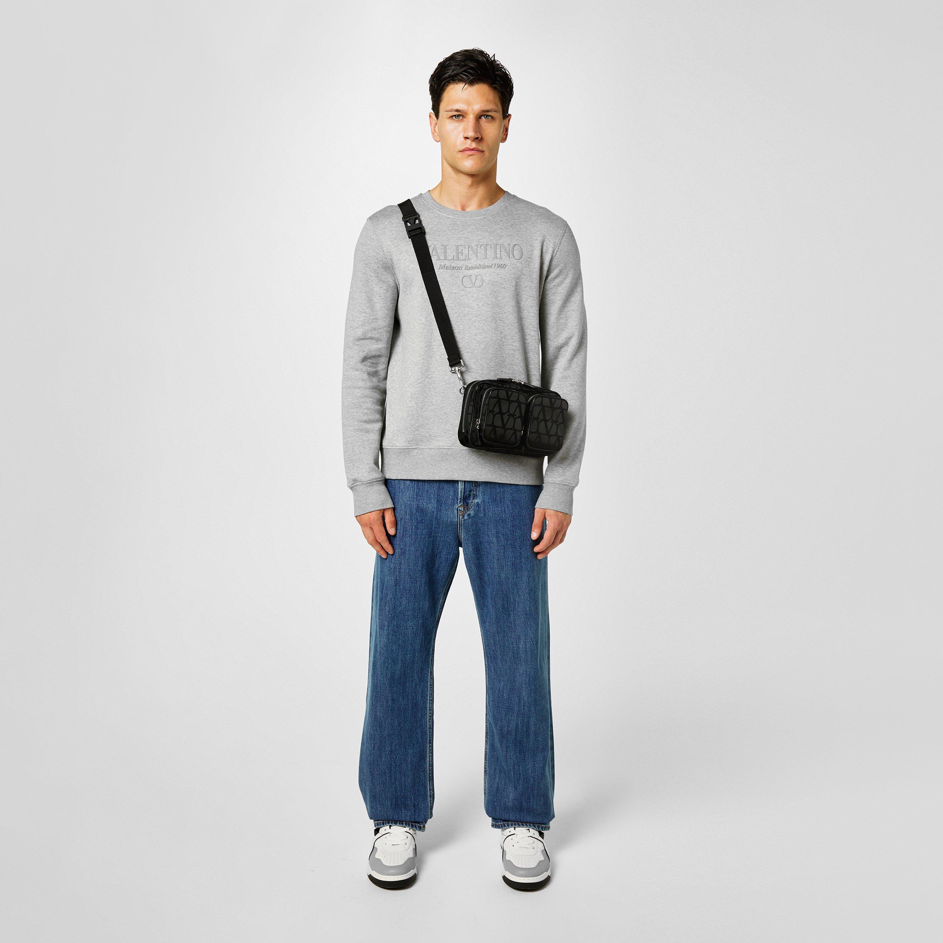 Logo Print Crew Sweatshirt Mens