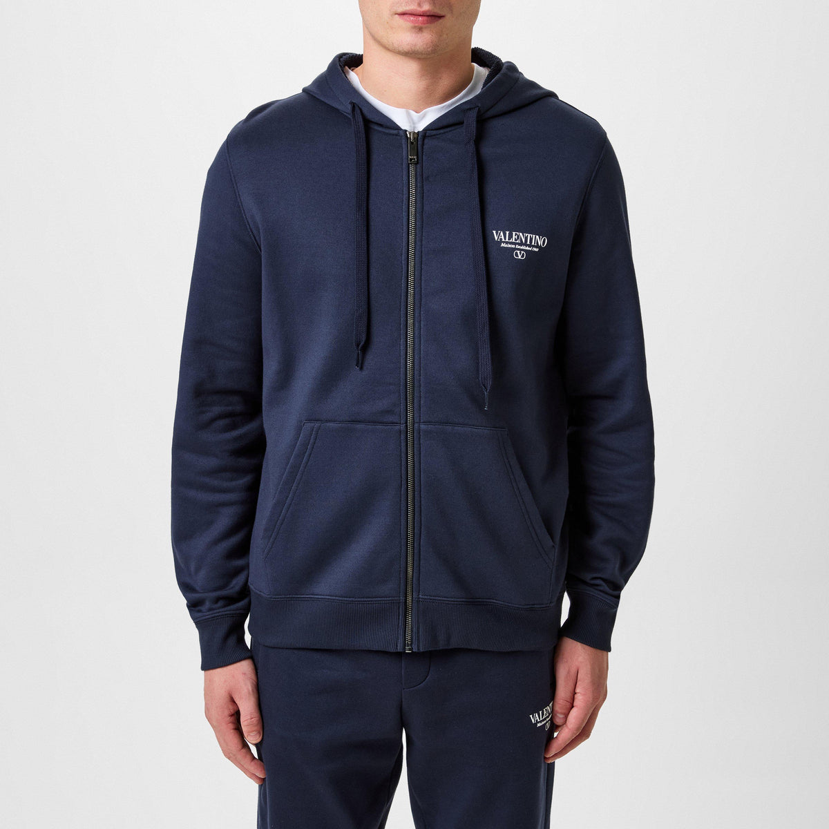 Zip Logo Hoodie.