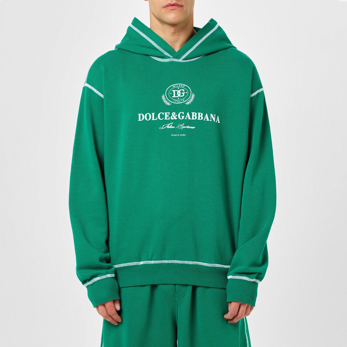 Contrast Stitch Hoodie