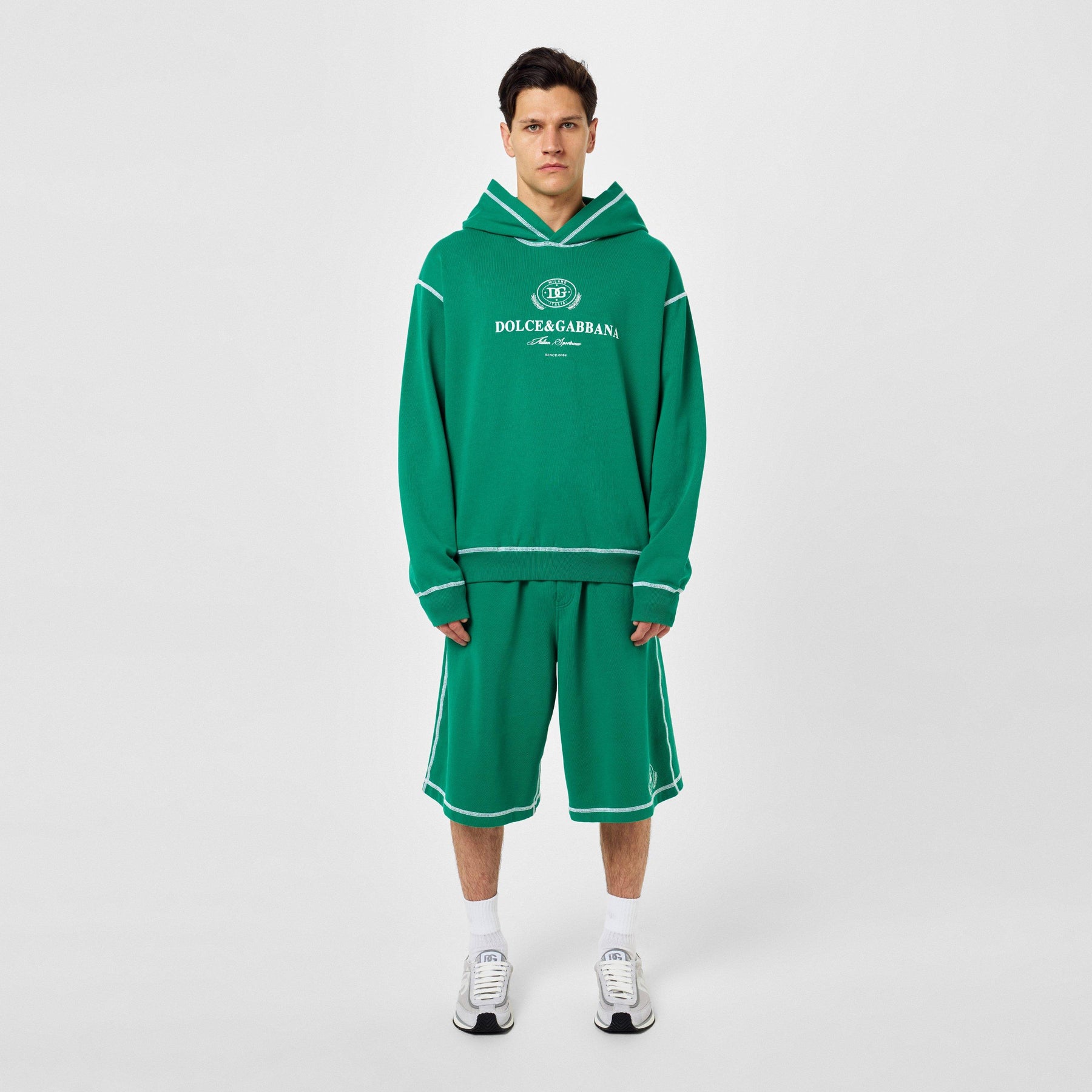 Contrast Stitch Hoodie