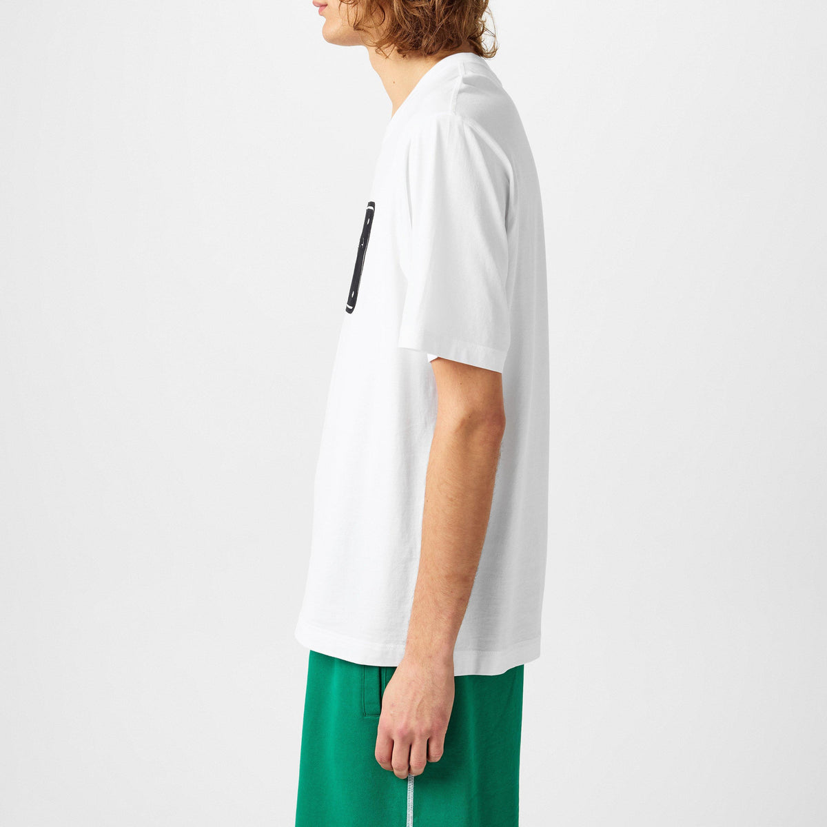 Branded Tag Cotton T-Shirt
