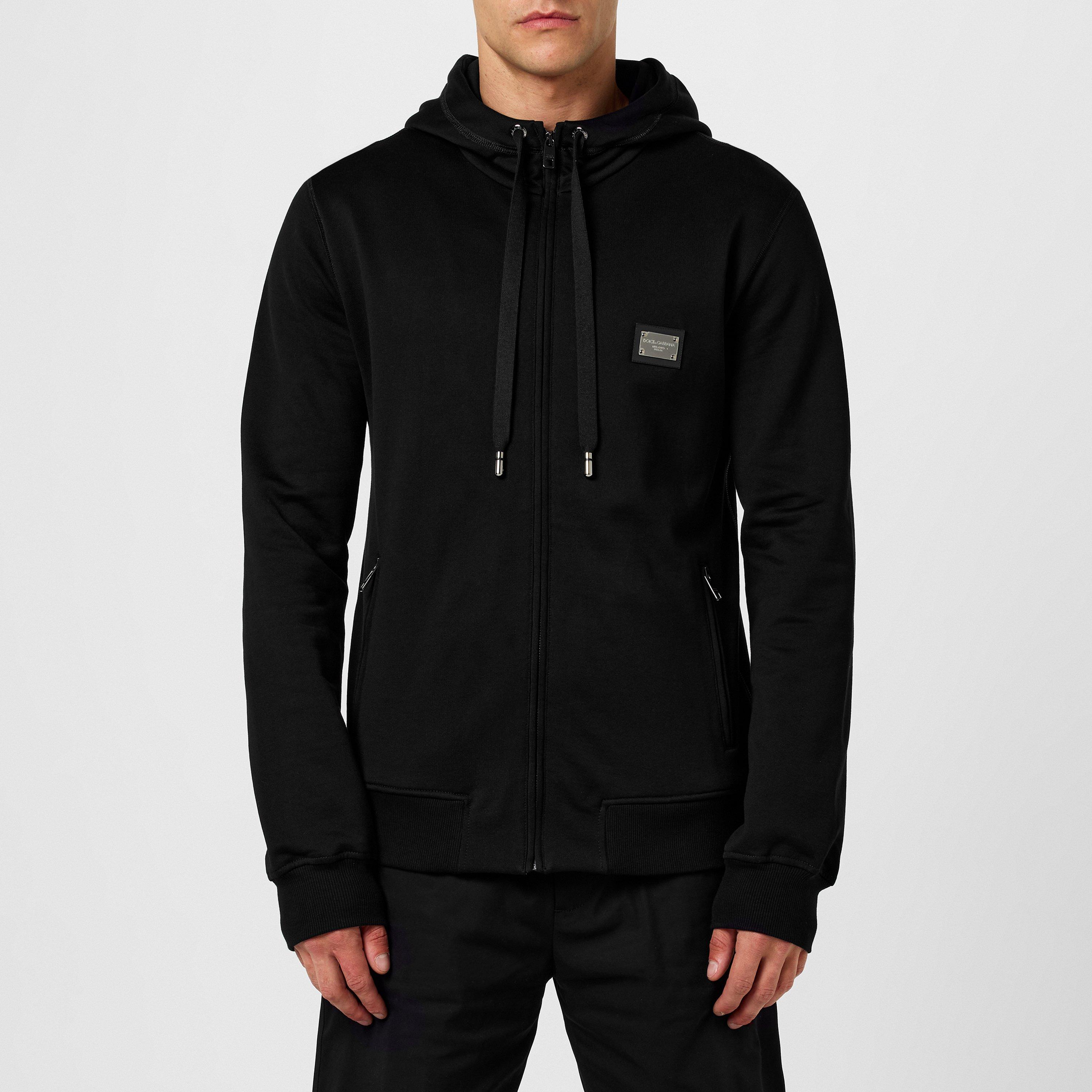 Jersey Zip-Up Hoodie