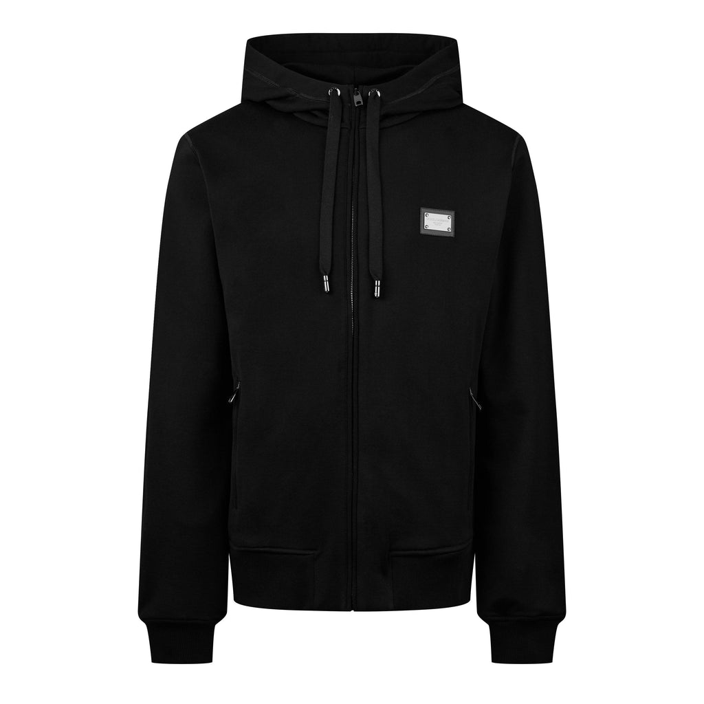 Jersey Zip-Up Hoodie