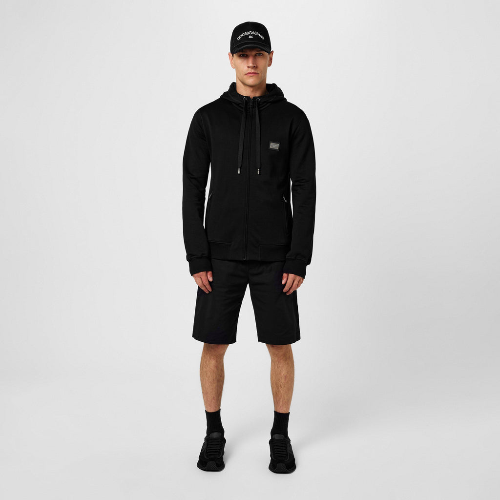 Jersey Zip-Up Hoodie