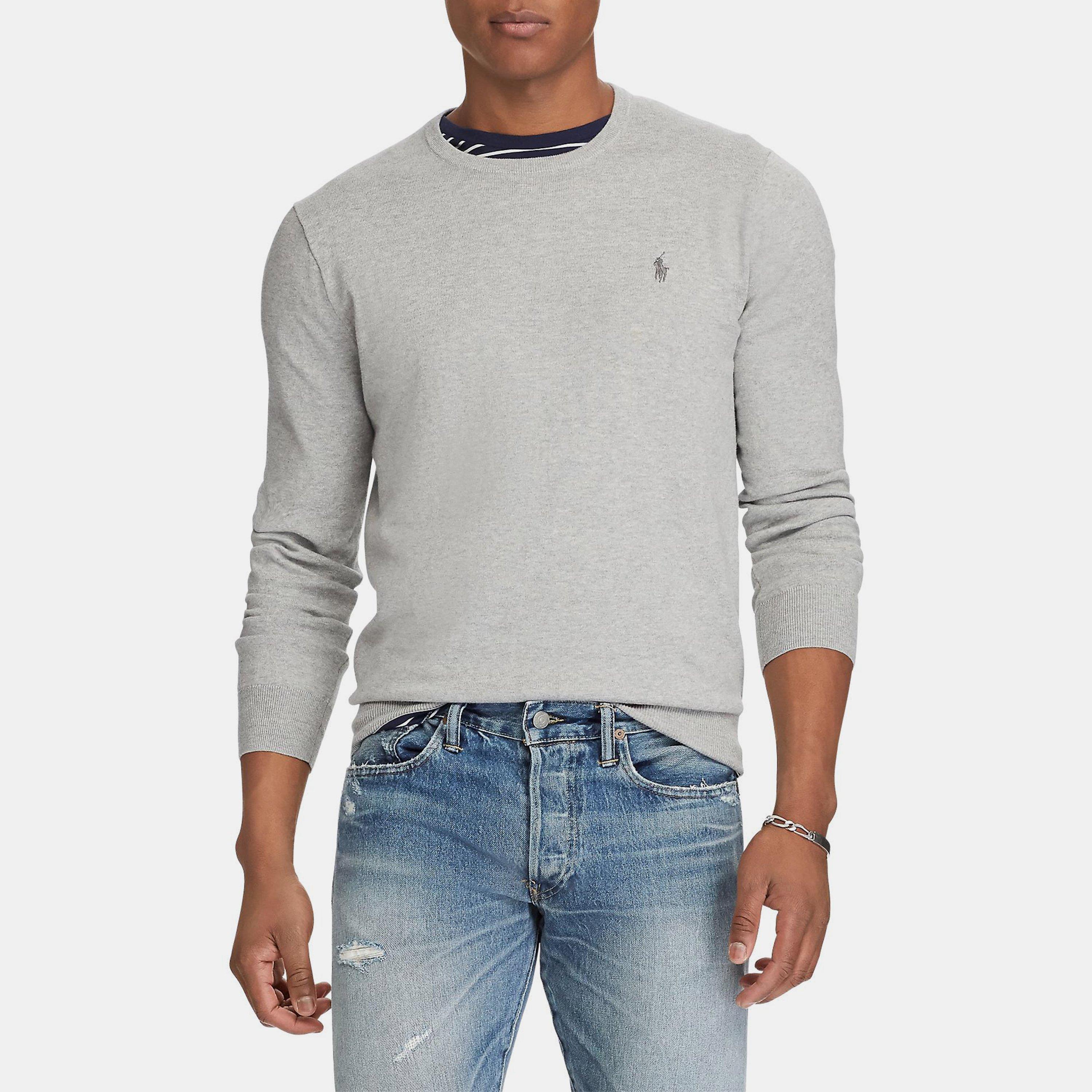 Pima Crew Neck Sweatshirt