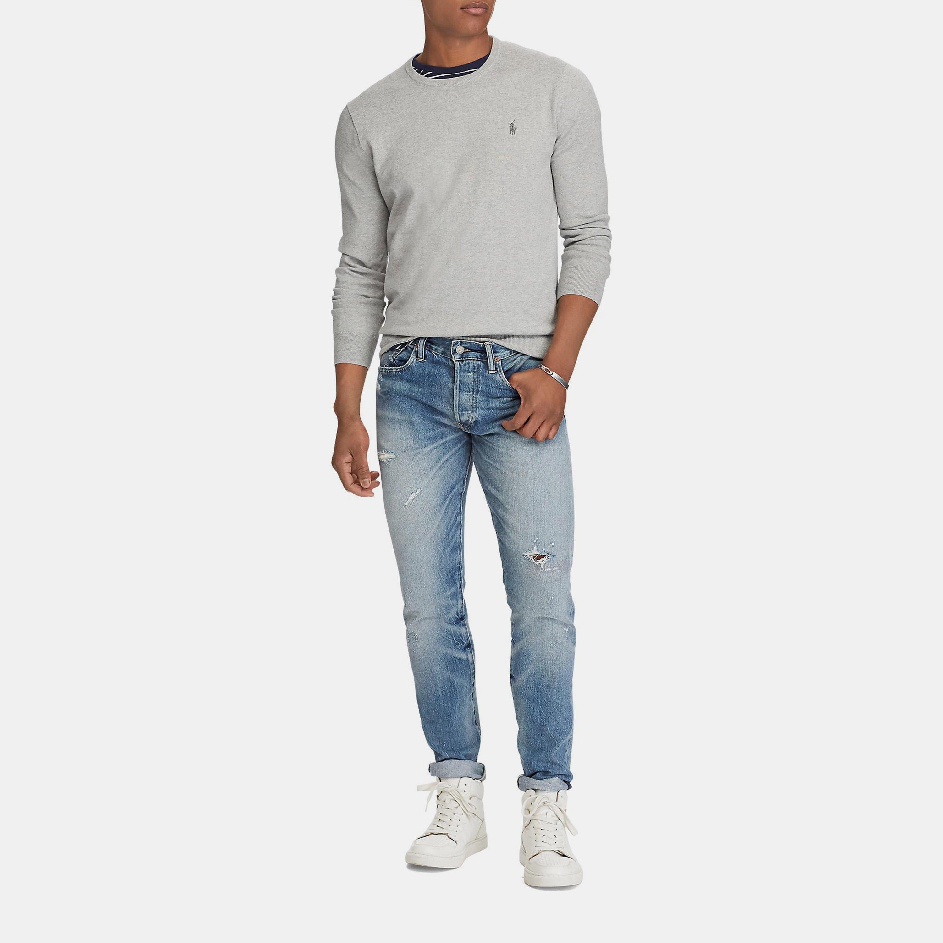 Pima Crew Neck Sweatshirt