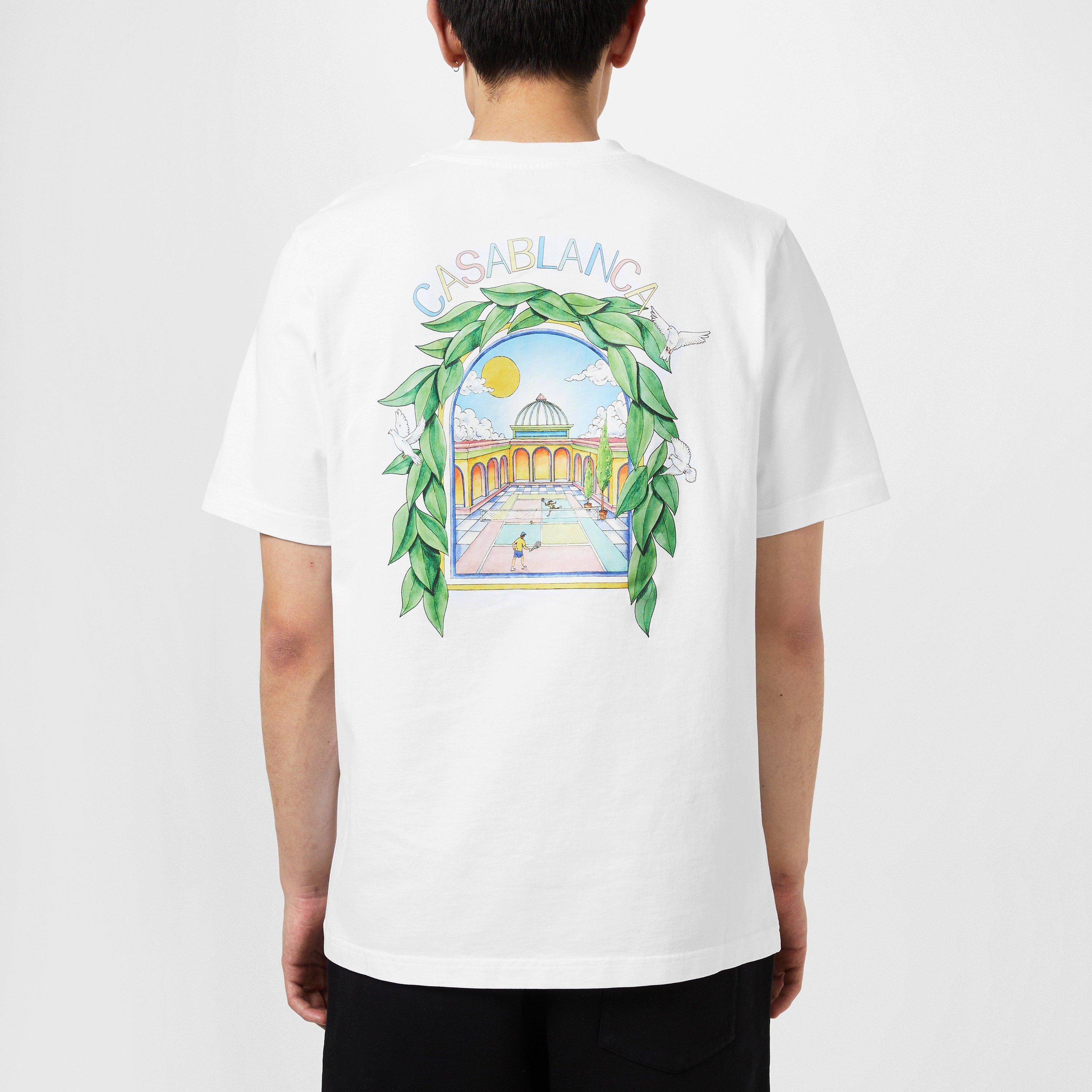 Men's Graphic Cotton L'Arche Tennis Club T-Shirt