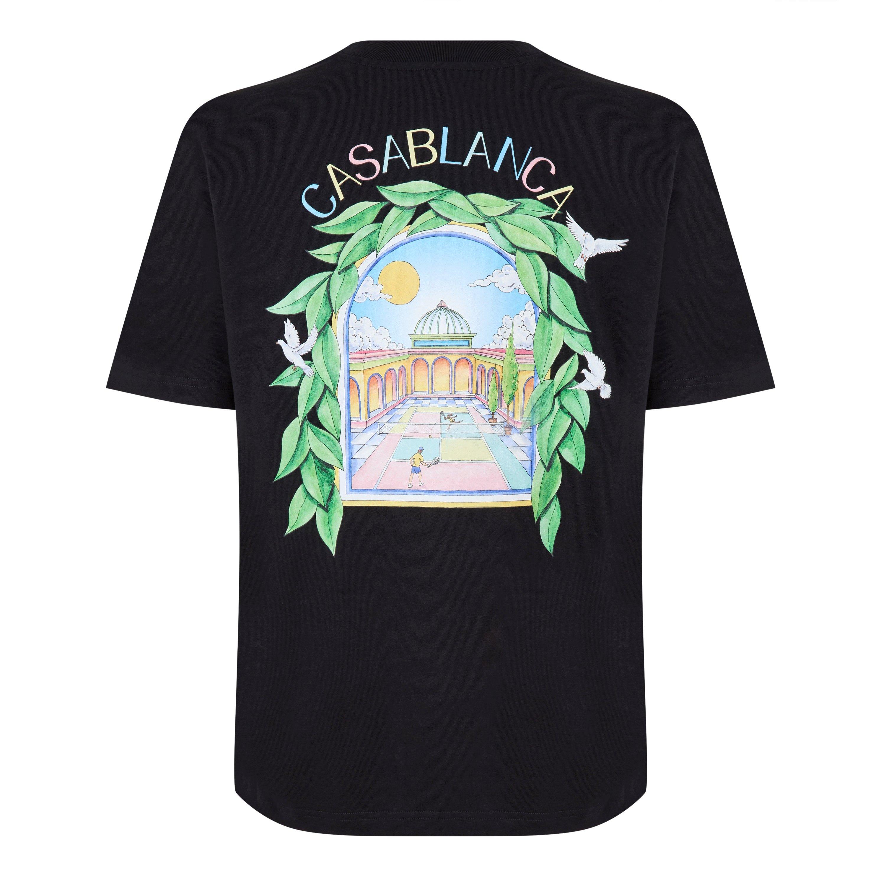 Men's Graphic Cotton L'Arche Tennis Club T-Shirt