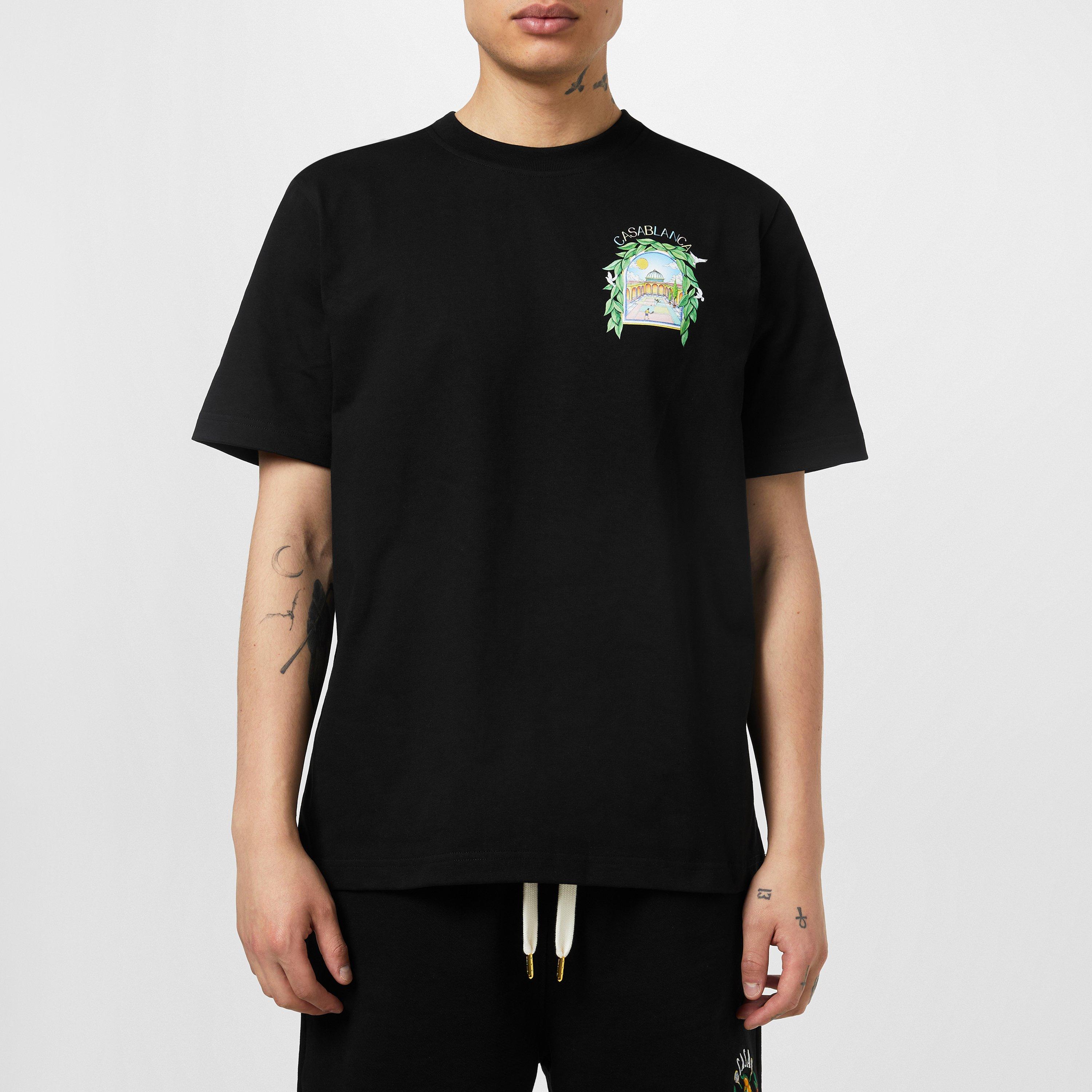 Men's Graphic Cotton L'Arche Tennis Club T-Shirt