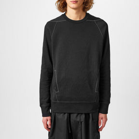 Contrast Stitch Crew Sweatshirt