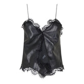 Nappa Lace-Trip Cami Top
