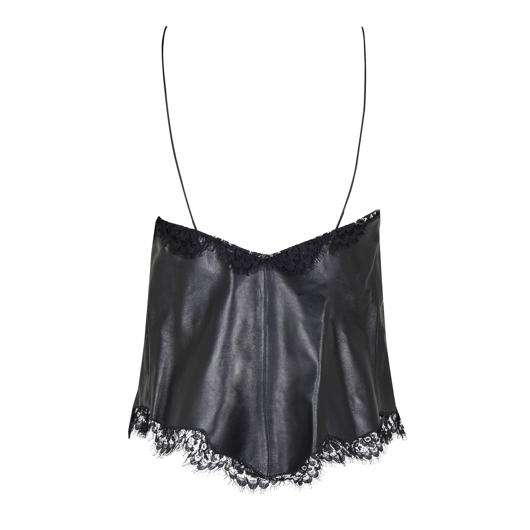 Women's Nappa Lace-Trim Cami Top Blouse