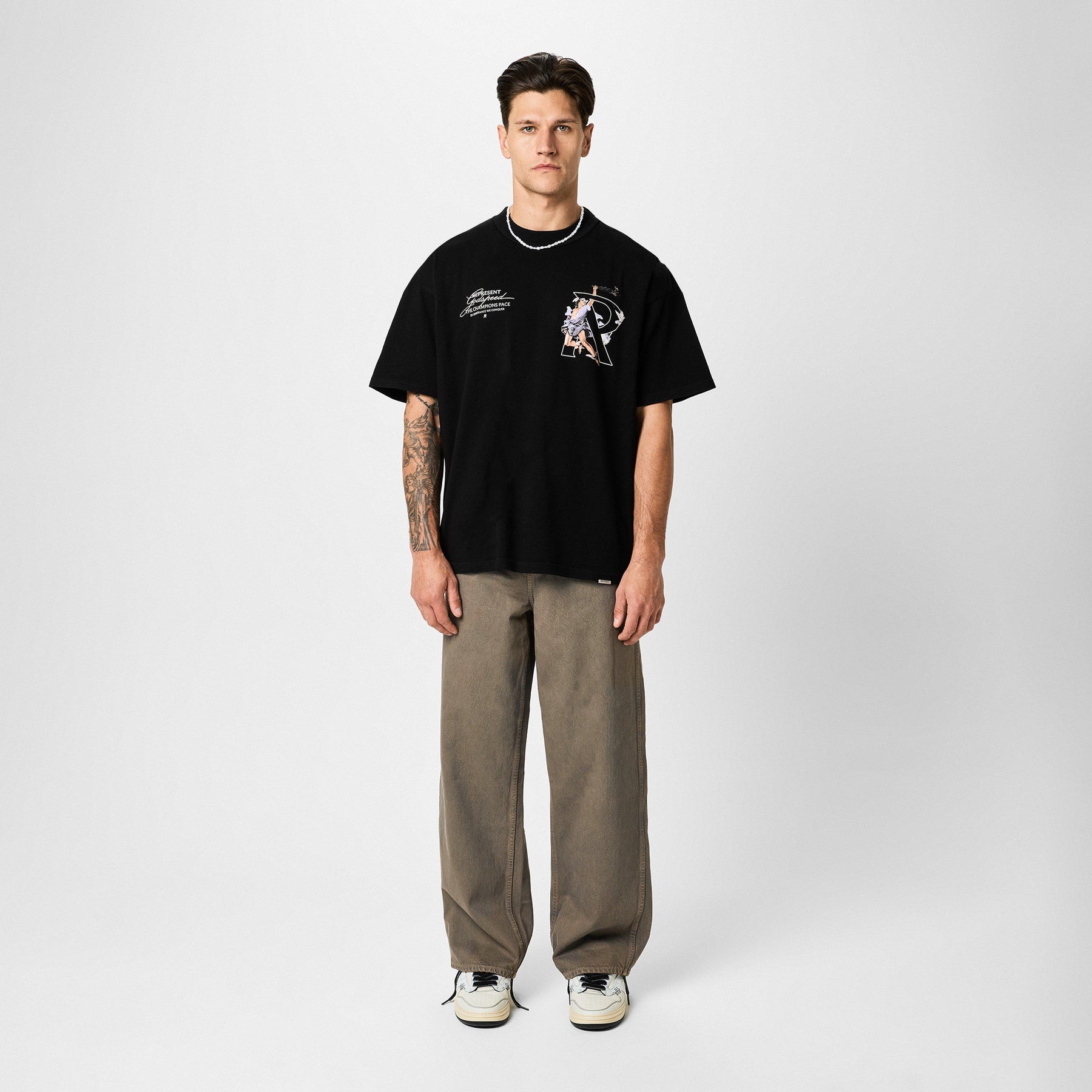 Men's Rep Hermes T-Shirt, Bold Graphics