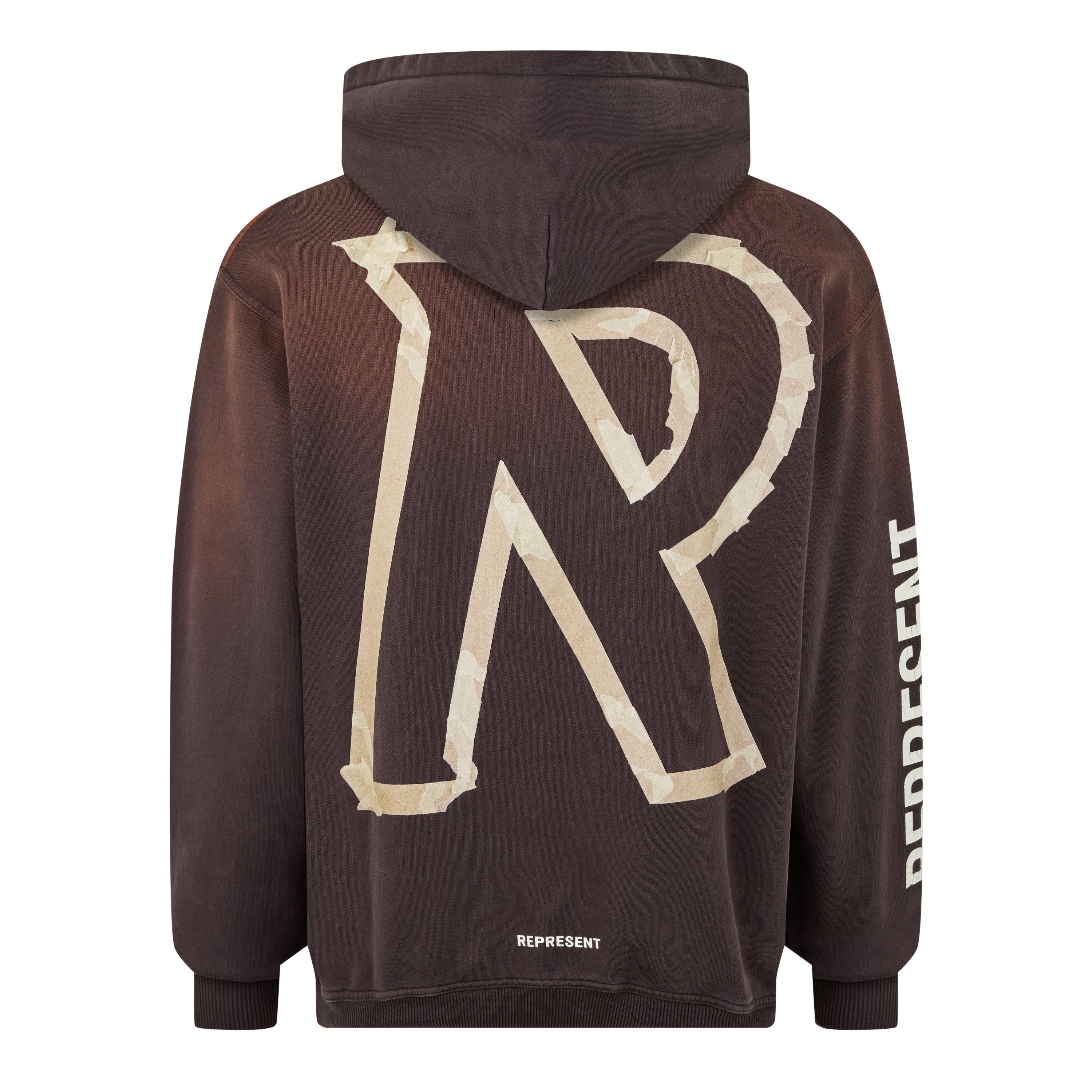 Masking Tape Initial Hoodie
