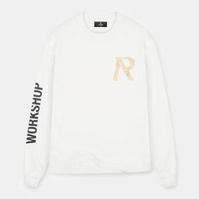 Men's Masking Tape Long-Sleeve T-Shirt, 3D Effect