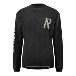 Men's Masking Tape Long-Sleeve T-Shirt, 3D Effect