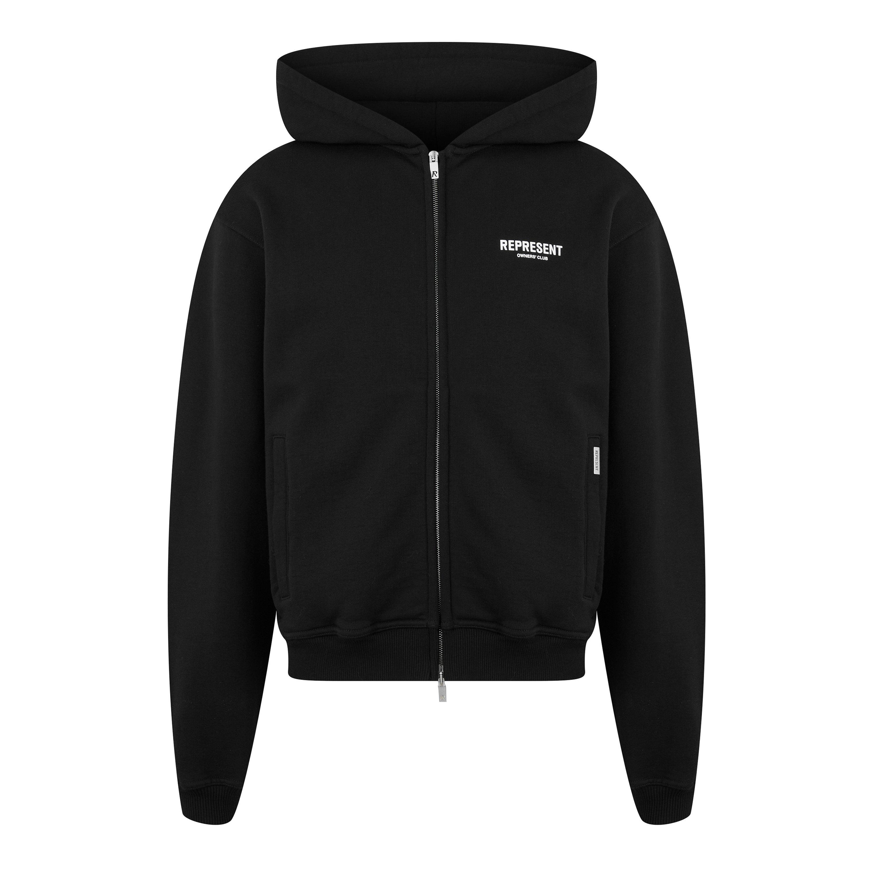 Men's Rep Owners Club Zipped Hoodie, Bold Logo