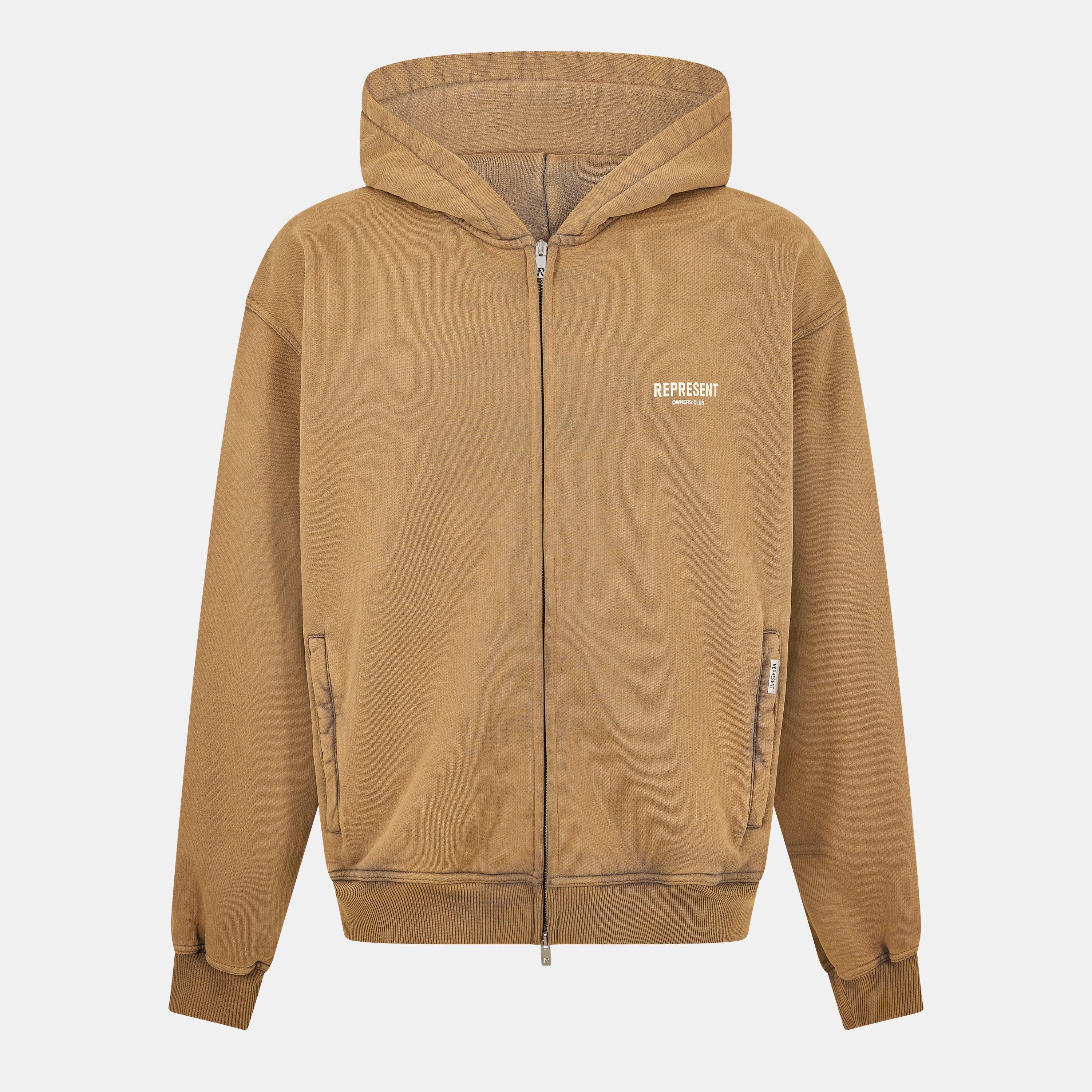 Rep Owners Club Zipped Hoodie, Bold Logo
