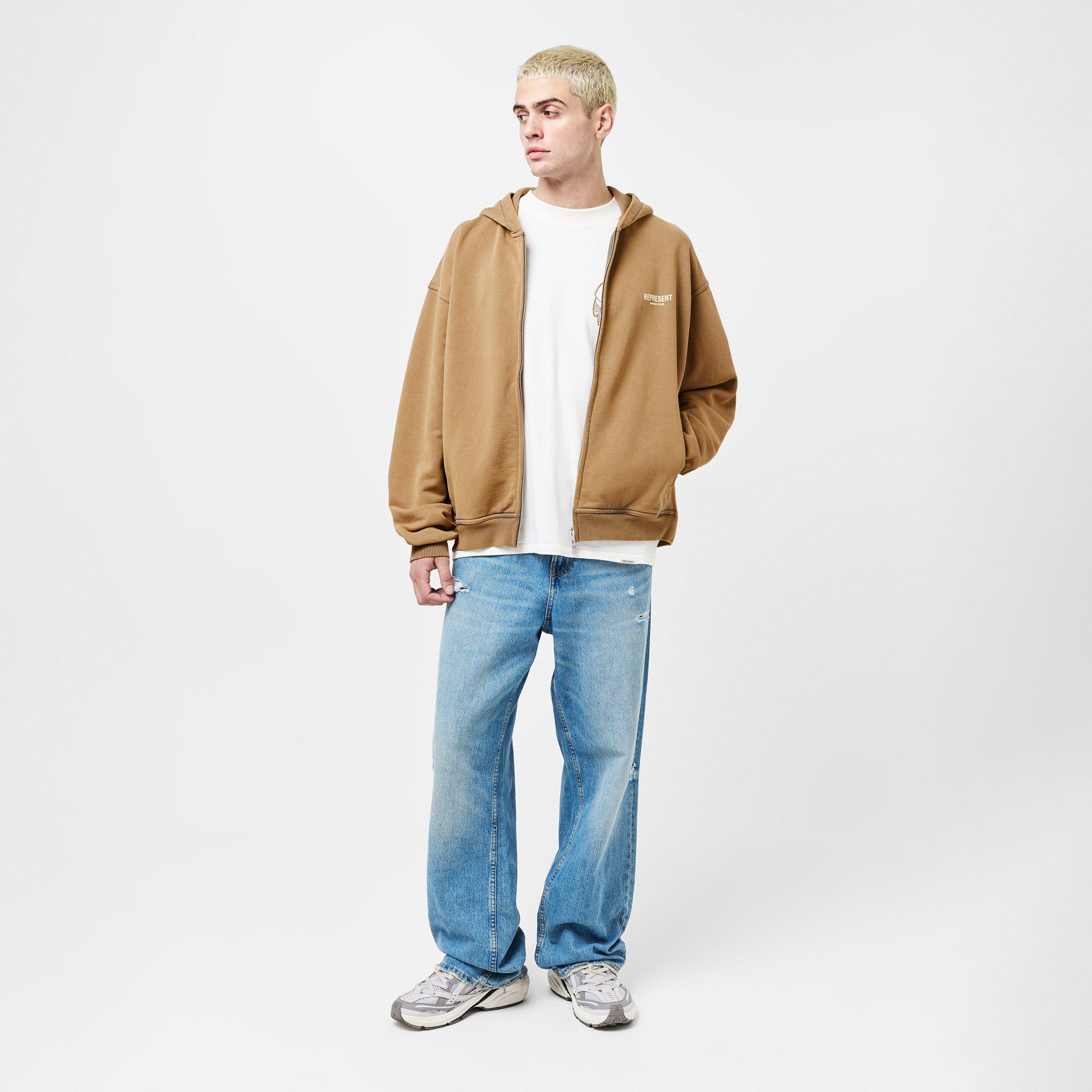 Rep Owners Club Zipped Hoodie, Bold Logo