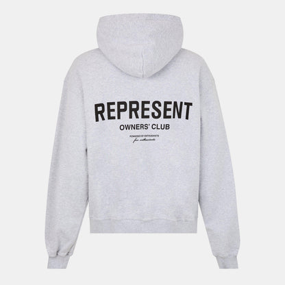 Men's Rep Owners Club Zipped Hoodie, Bold Logo