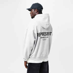 Men's Rep Owners Club Zipped Hoodie, Bold Logo