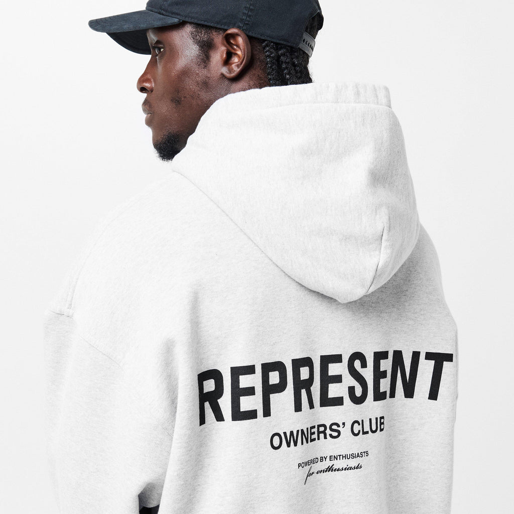 Men's Rep Owners Club Zipped Hoodie, Bold Logo