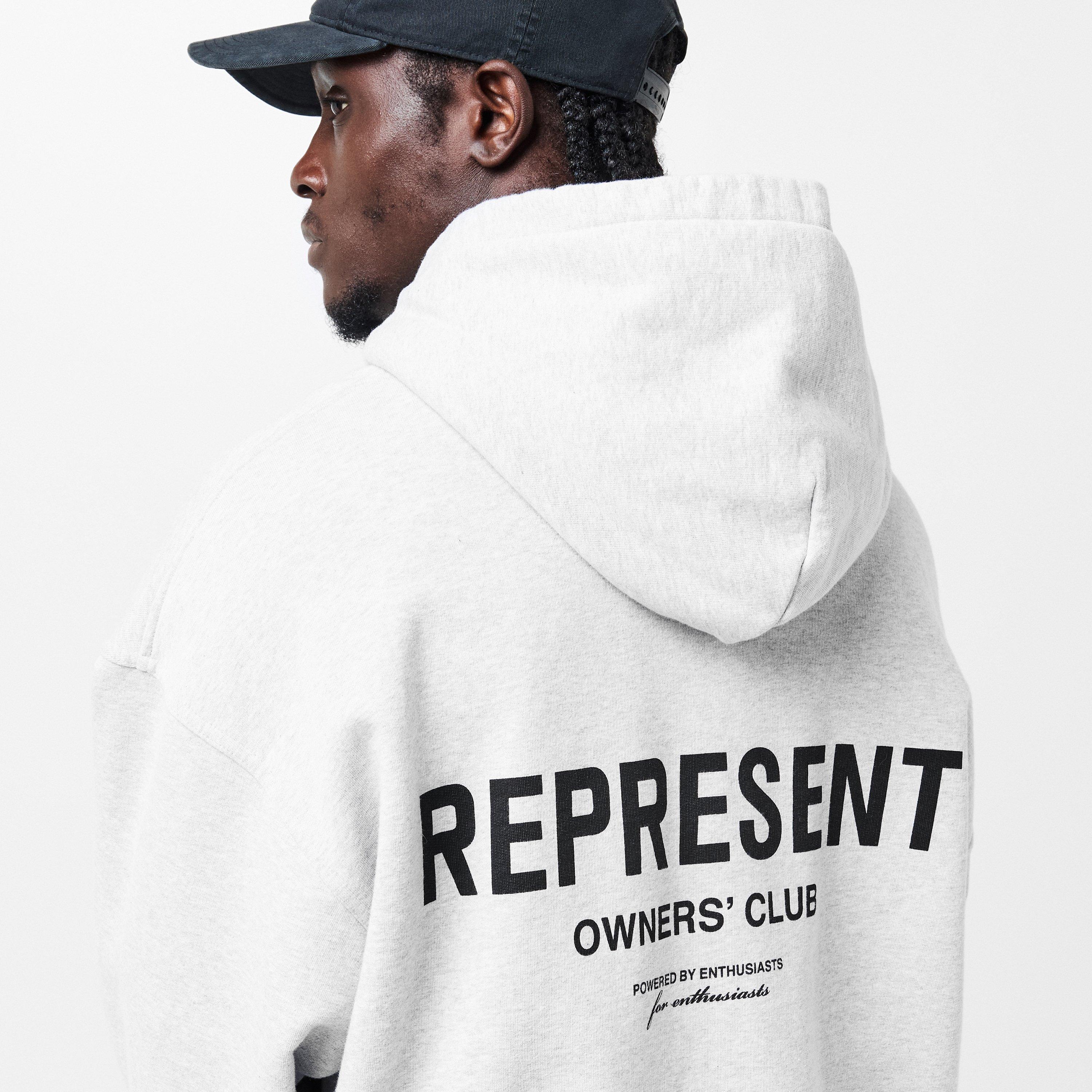 Men's Rep Owners Club Zipped Hoodie, Bold Logo