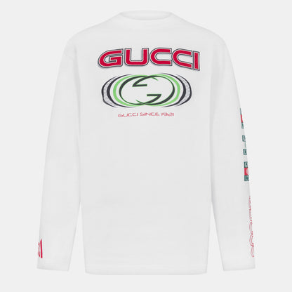 Logo Print Long Sleeve T-Shirt