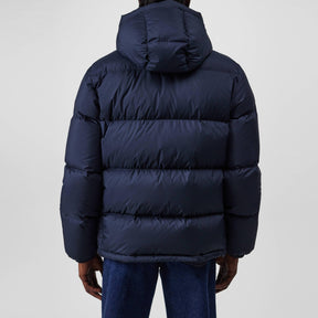 Stripe Nylon Puffer Jacket