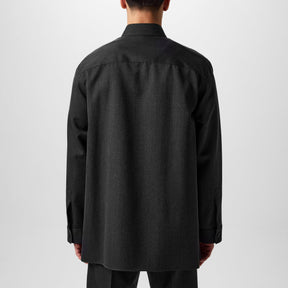 Wool Shirt With Embroidery