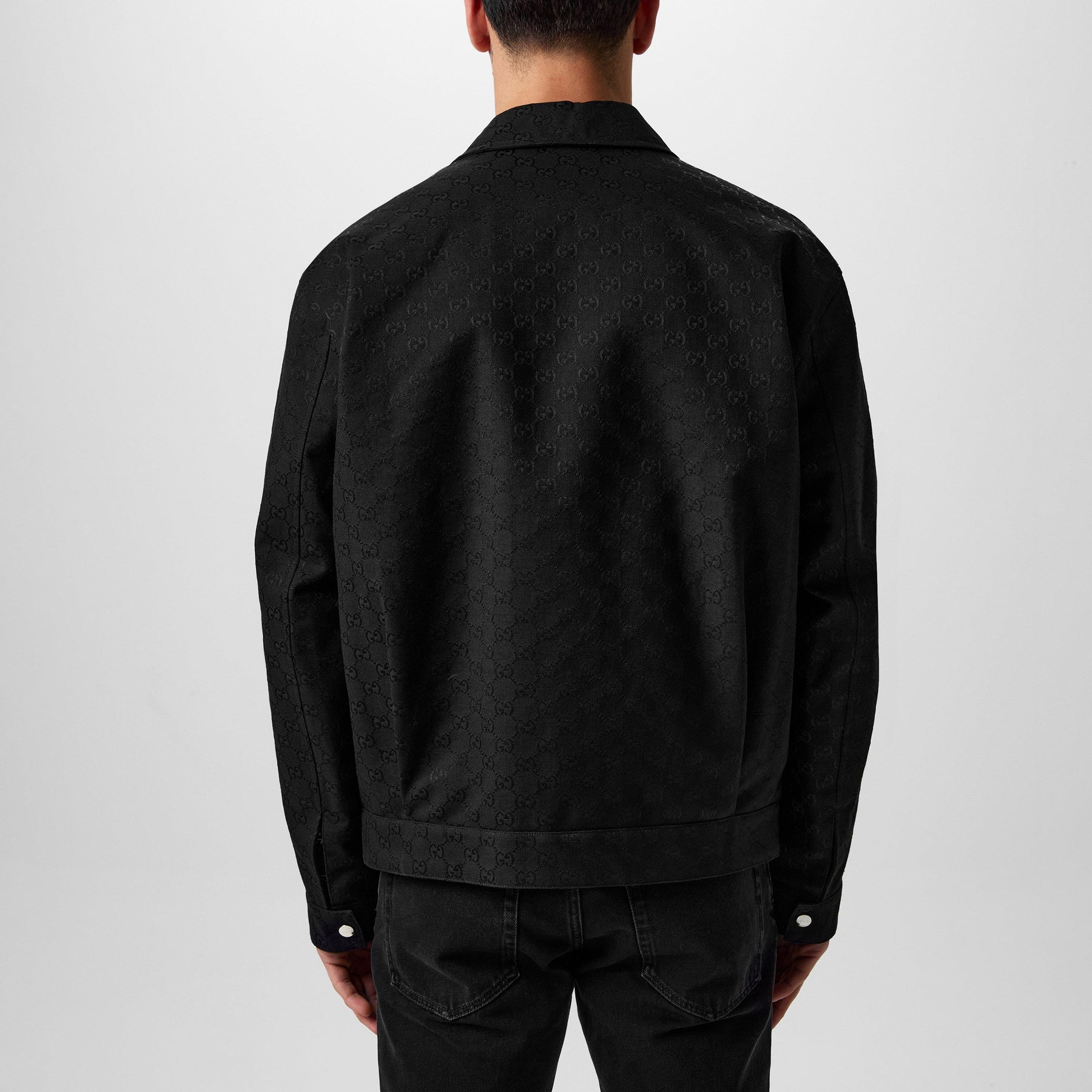 Reversible Nylon And GG Canvas Jacket