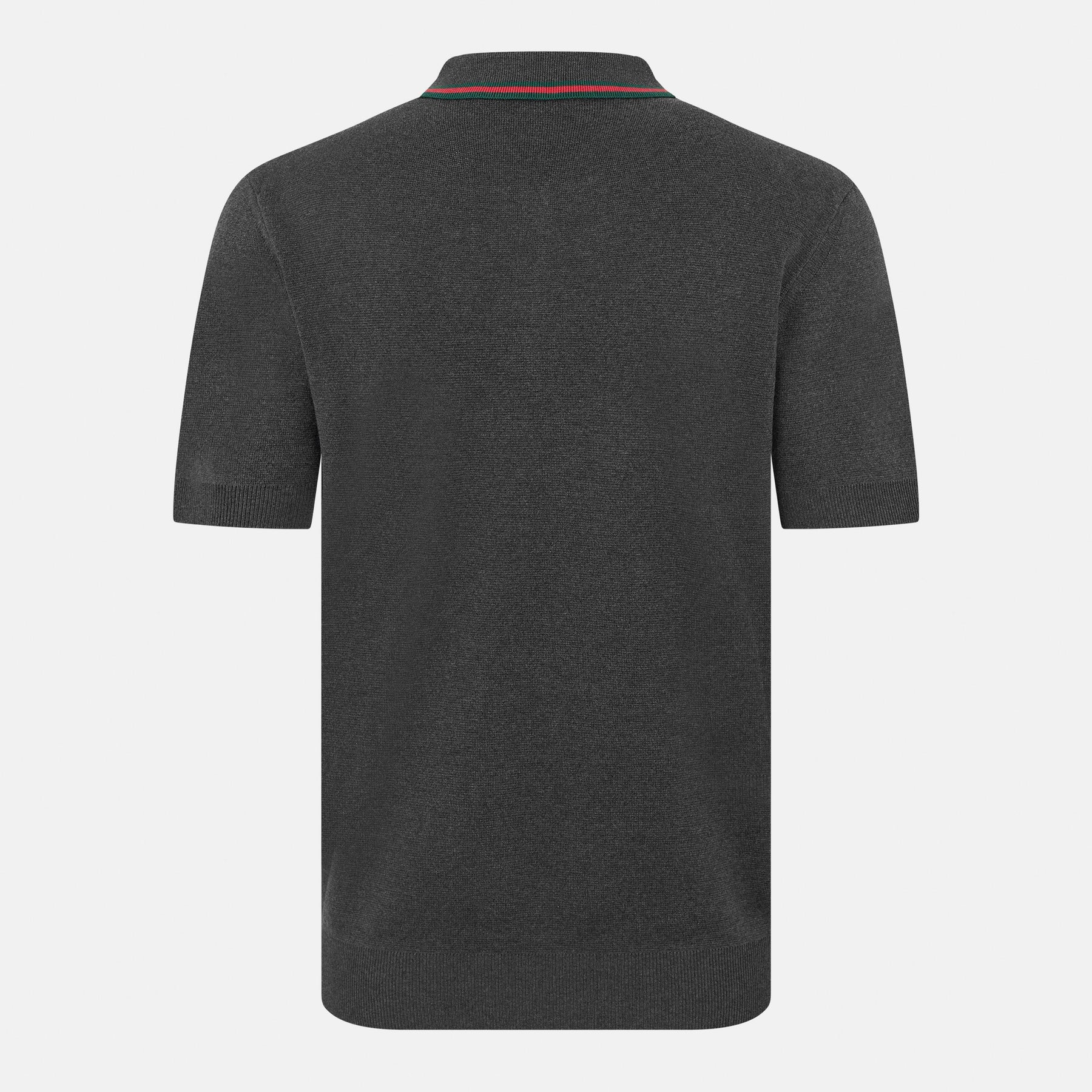 Silk Cotton Polo Shirt With Web