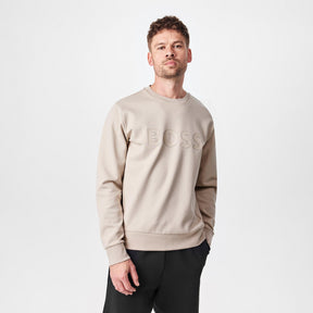 Stretch Cotton Logo Sweatshirt