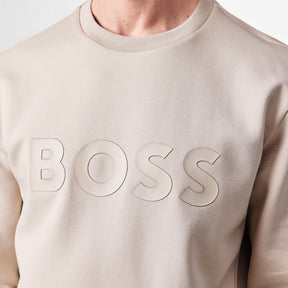 Stretch Cotton Logo Sweatshirt