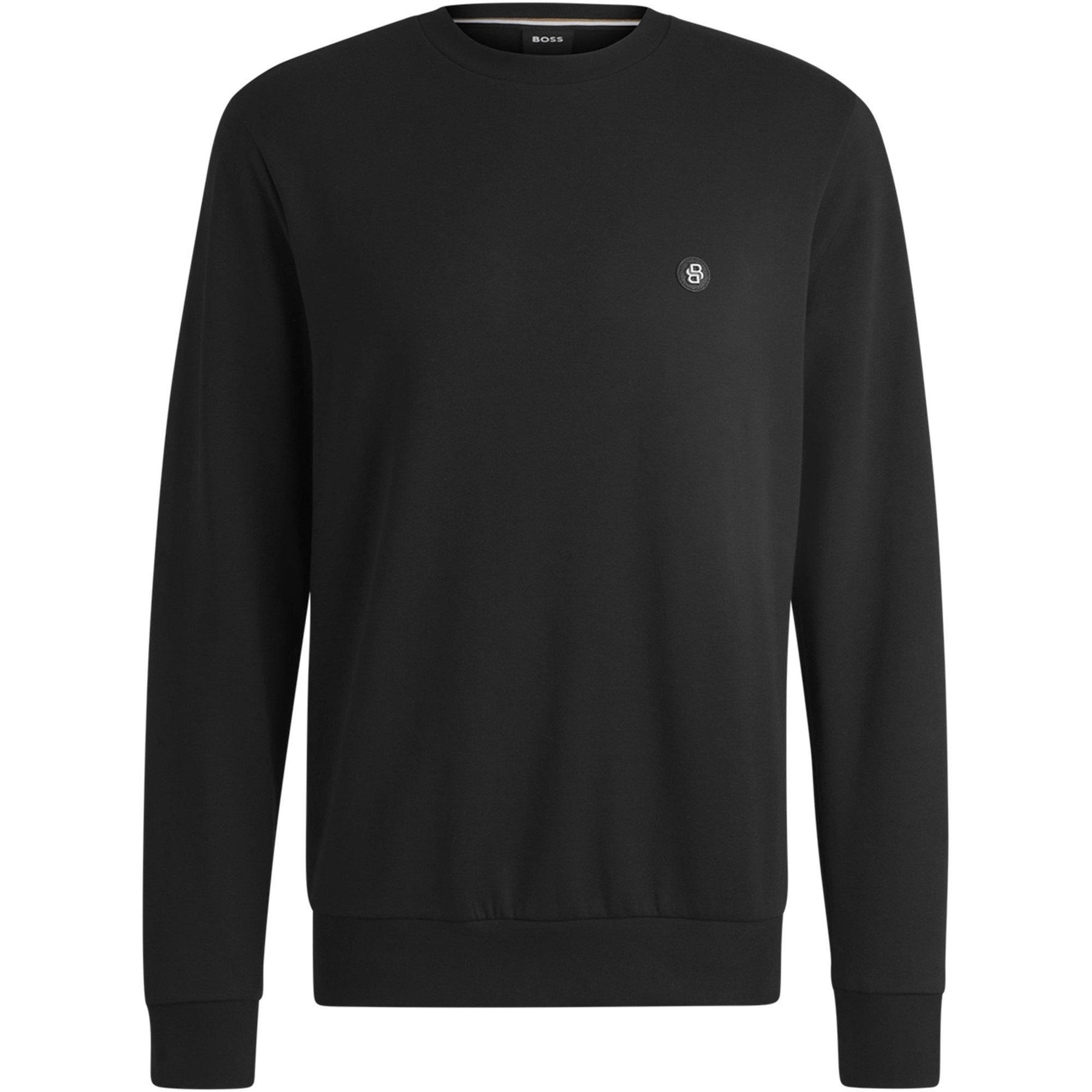 Logo Patch Crewneck Sweater