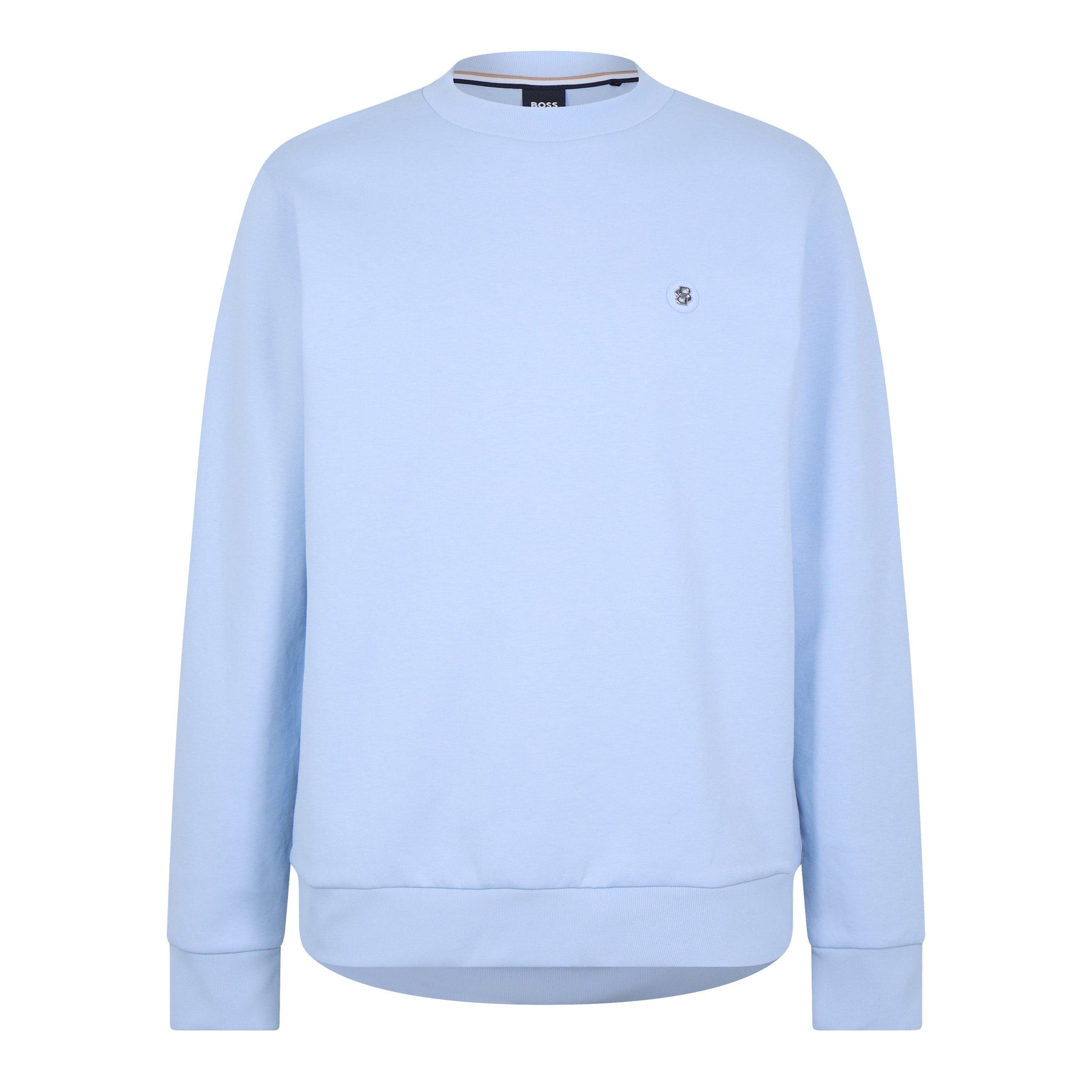 Logo Patch Crewneck Sweater