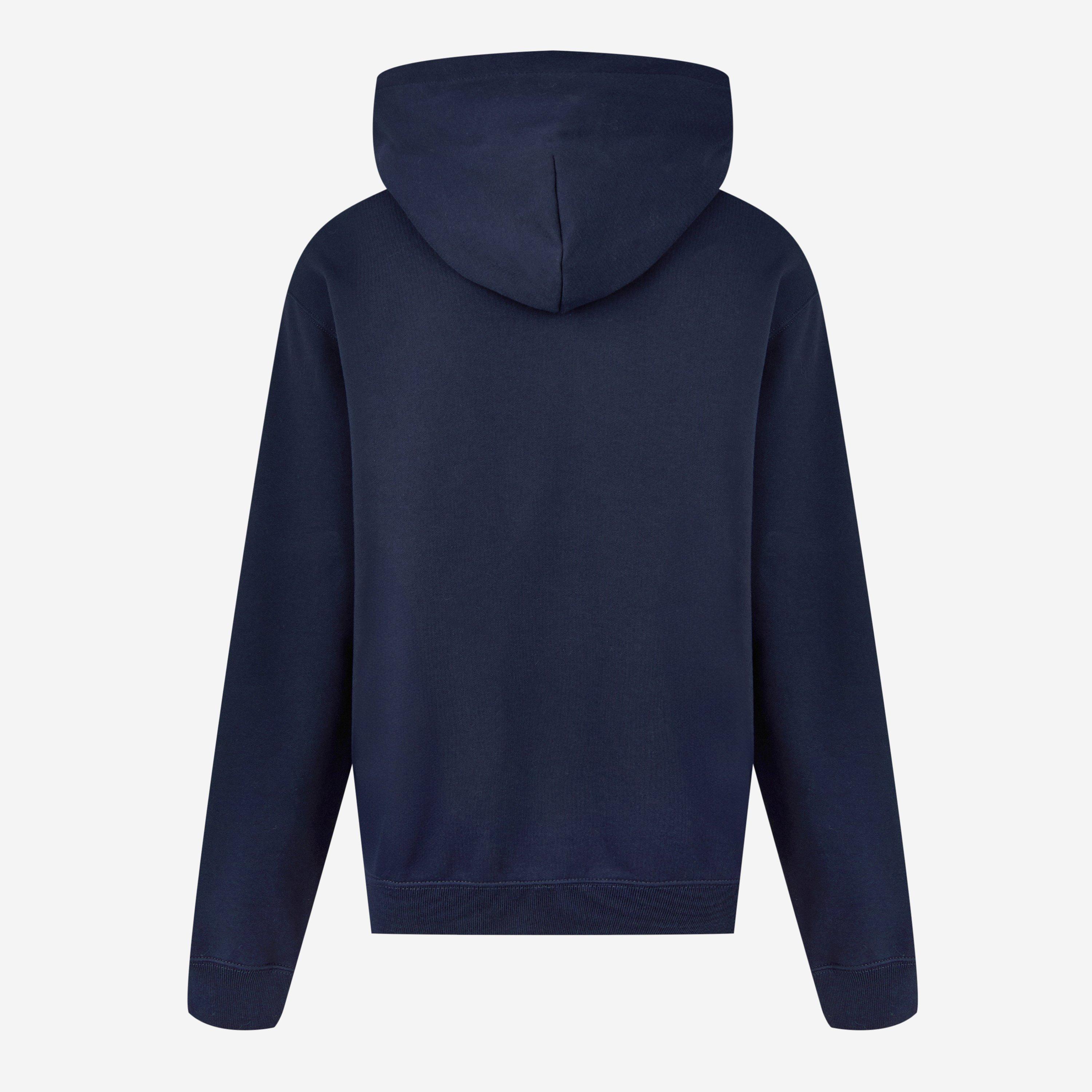 Printed Cotton Jersey Hooded Sweatshirt