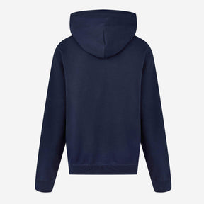 Printed Cotton Jersey Hooded Sweatshirt