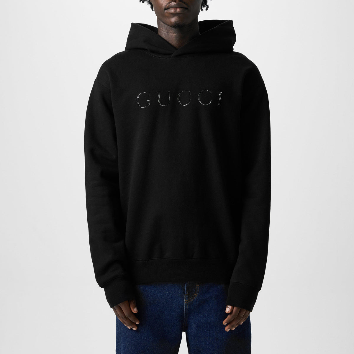 Embroidered Crystal Hoodie