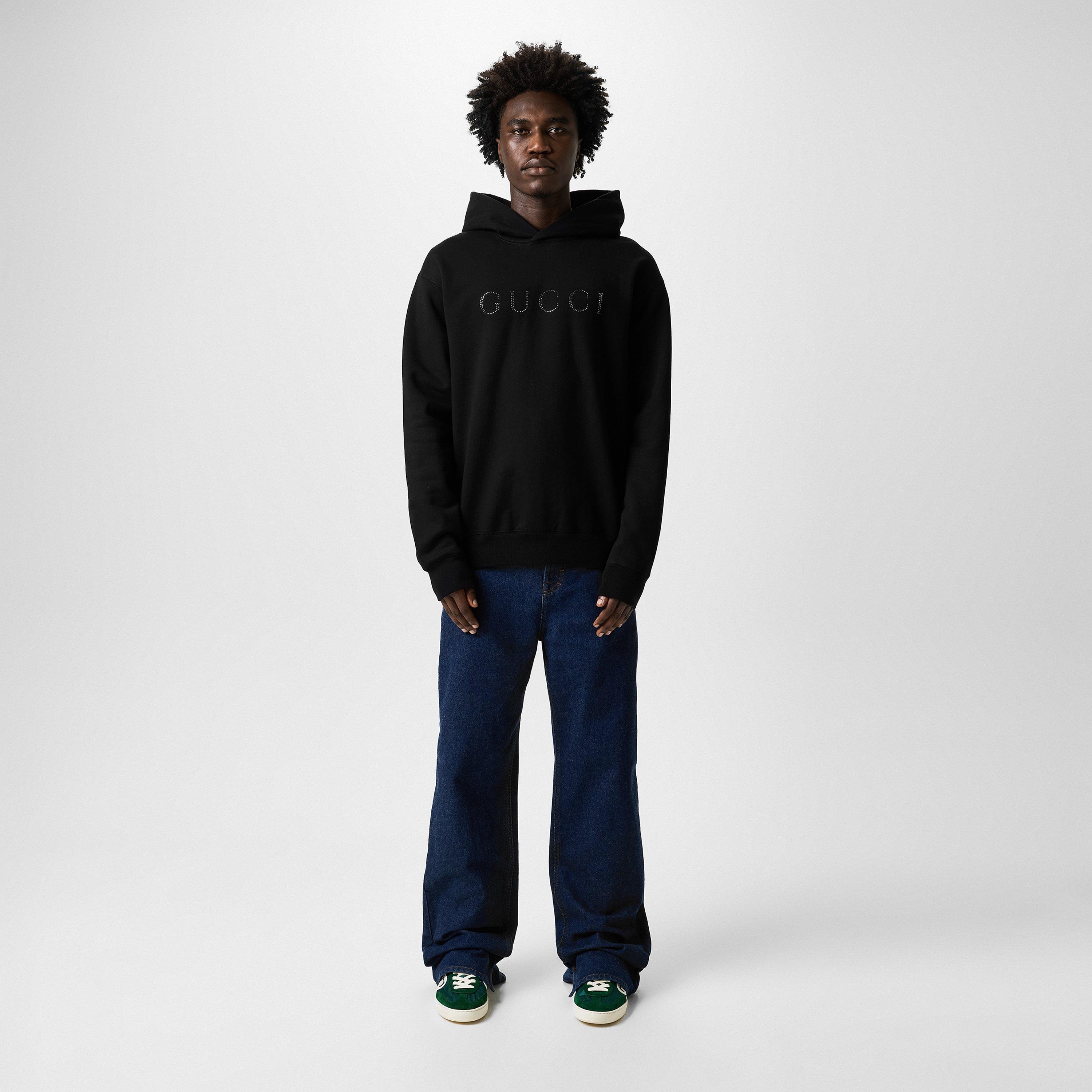 Embroidered Crystal Hoodie