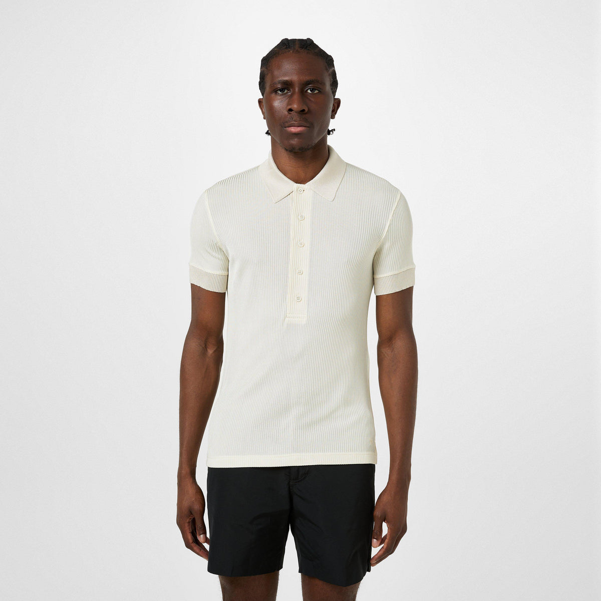 Woven Polo Shirt