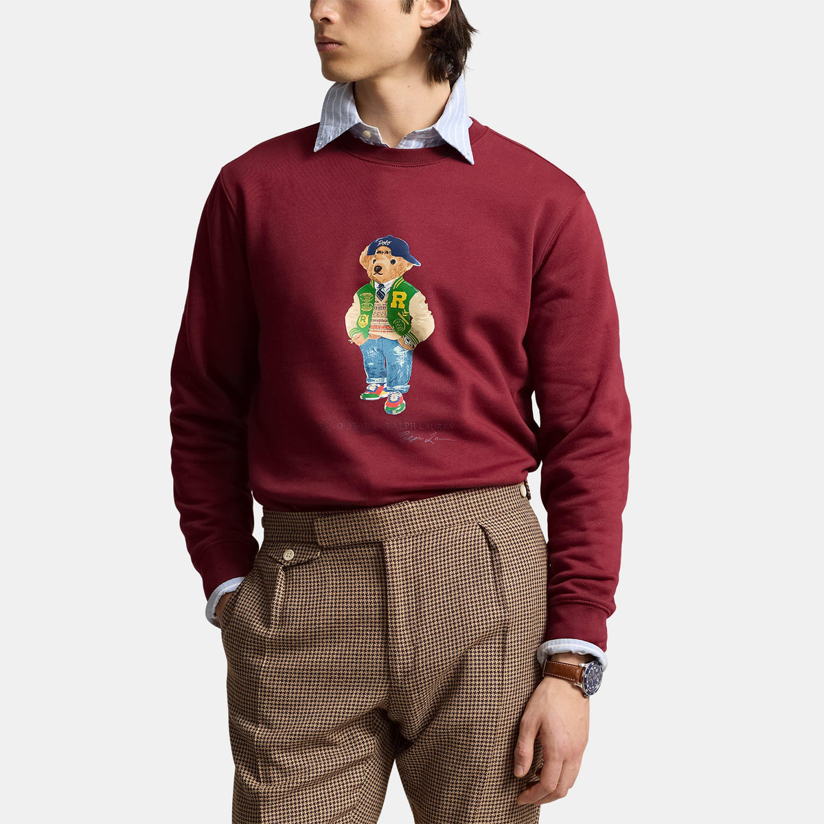 Varsity Bear Fleece Sweatshirt