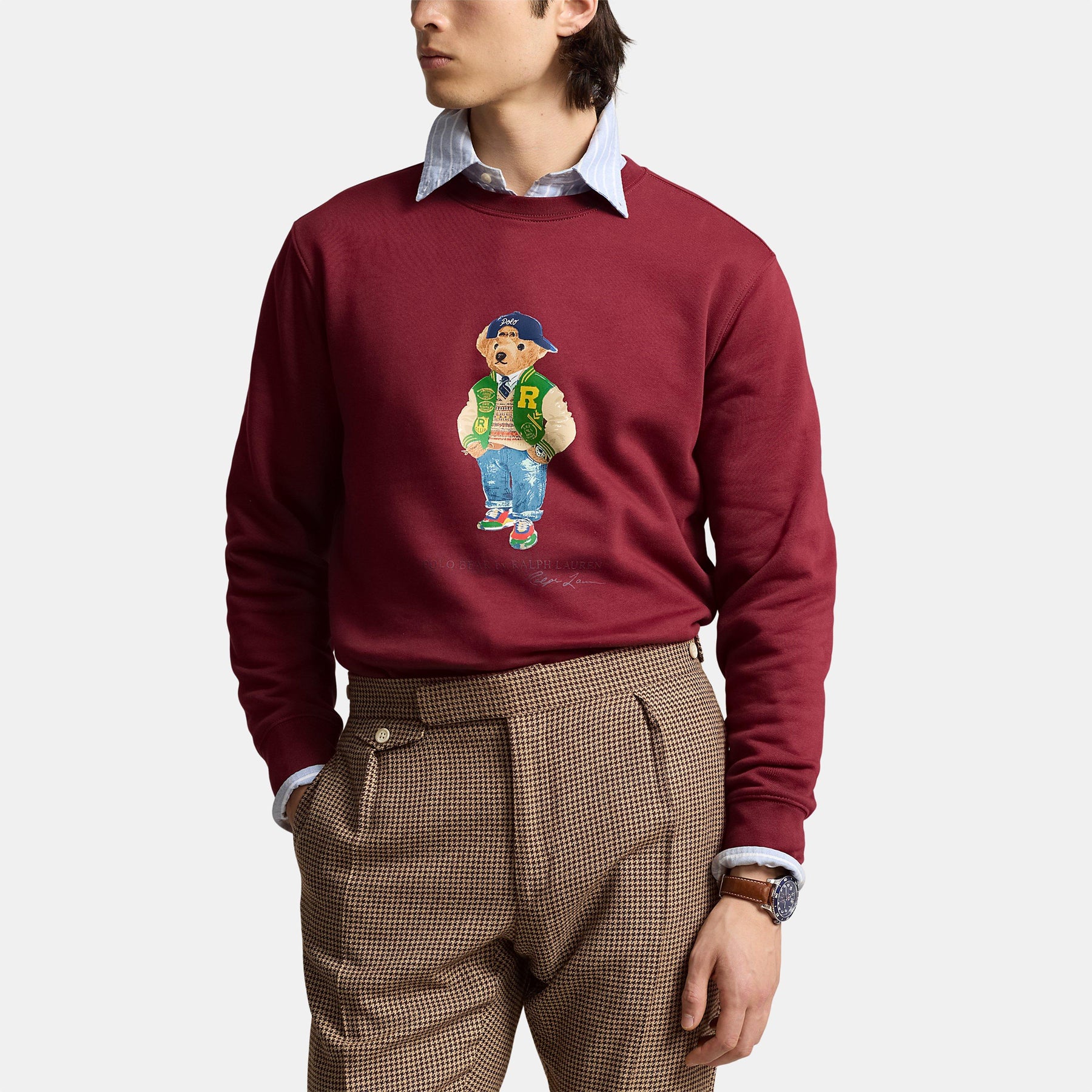 Varsity Bear Fleece Sweatshirt