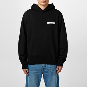 Men's Logo Cotton Gros Grain Hoodie