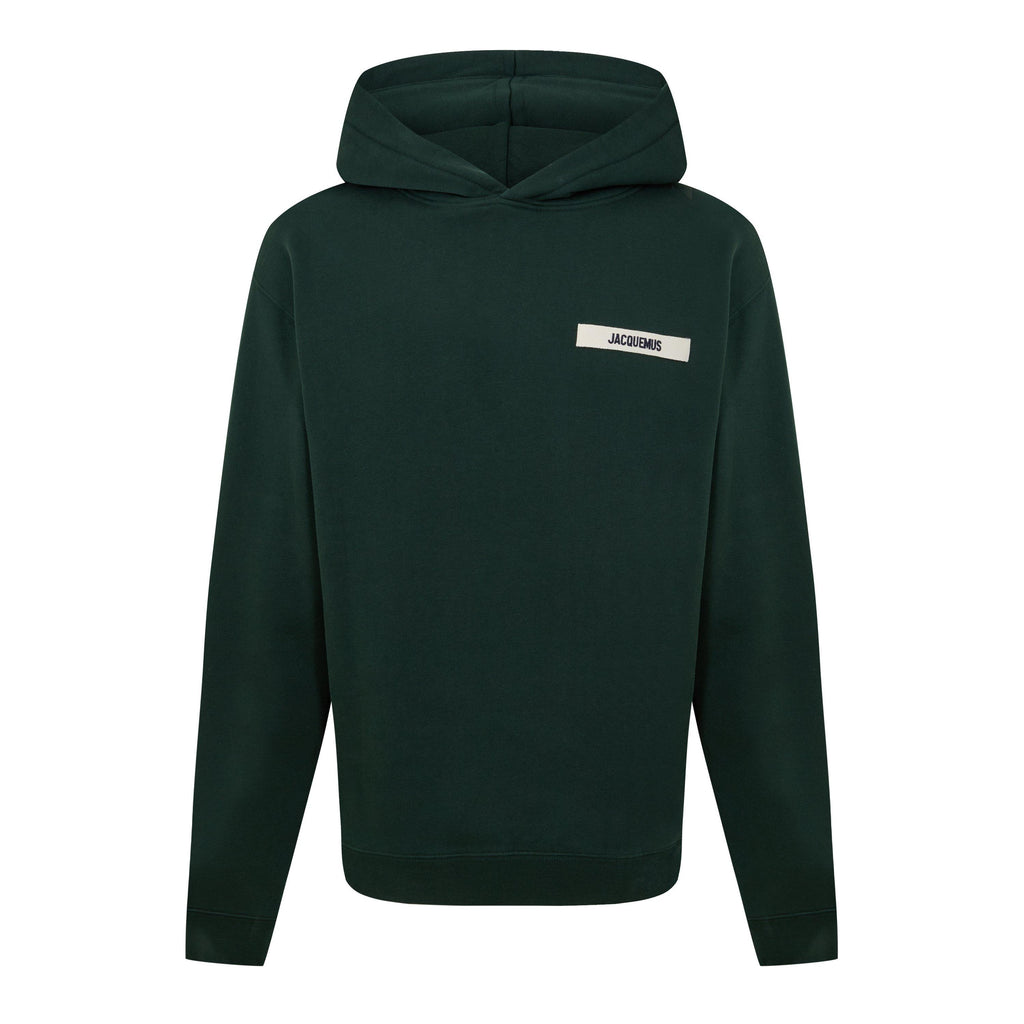 Men's Logo Cotton Gros Grain Hoodie