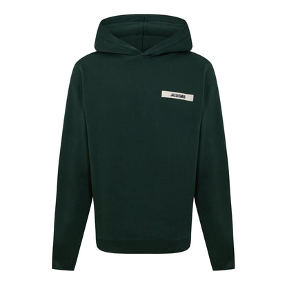 Men's Logo Cotton Gros Grain Hoodie